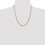 Image of 22" 14K Yellow Gold 4.2mm Semi-Solid Figaro Chain Necklace