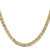Image of 22" 14K Yellow Gold 4.5mm Concave Anchor Chain Necklace