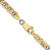 Image of 22" 14K Yellow Gold 4mm Semi-Solid Anchor Chain Necklace