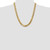 Image of 22" 14K Yellow Gold 9.5mm Flat Beveled Curb Chain Necklace