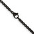 Image of 22" Stainless Steel 2.6mm Polished Black IP-plated Box Chain Necklace