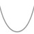 Image of 22" Stainless Steel Antiqued 2mm Round Curb Chain Necklace