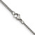 Image of 22" Stainless Steel Antiqued 2mm Round Curb Chain Necklace
