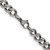 Image of 22" Stainless Steel Oxidized 7.5mm Curb Chain Necklace