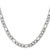 Image of 22" Stainless Steel Polished 6.3mm Figaro Chain Necklace