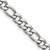 Image of 22" Stainless Steel Polished 6.75mm Figaro Chain Necklace