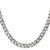 Image of 22" Stainless Steel Polished 7.5mm Curb Chain Necklace