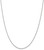 Image of 22" Sterling Silver 1.6mm Loose Rope Chain Necklace