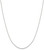 Image of 22" Sterling Silver 1mm Flat Link Cable Chain Necklace w/4in ext.