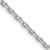 Image of 22" Sterling Silver 2.75mm Beveled Oval Cable Chain Necklace
