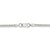 Image of 22" Sterling Silver 3.4mm Diamond-cut Square Franco Chain Necklace