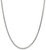 Image of 22" Sterling Silver 3.4mm Diamond-cut Square Franco Chain Necklace