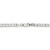 Image of 22" Sterling Silver 4.5mm Semi-solid Flat Curb Chain Necklace