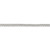 Image of 22" Sterling Silver 4mm Pave Curb Chain Necklace