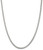 Image of 22" Sterling Silver 4mm Pave Curb Chain Necklace