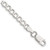 Image of 22" Sterling Silver 5.3mm Semi-solid Flat Curb Chain Necklace