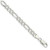 Image of 22" Sterling Silver 5.5mm Pave Flat Figaro Chain Necklace