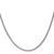 Image of 22" Sterling Silver Antiqued 1.6mm Solid Square Spiga Chain Necklace