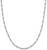Image of 22" Sterling Silver Rhodium-plated 4mm Figaro Chain Necklace