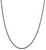 Image of 22" Sterling Silver Ruthenium-plated 2.3mm Rope Chain Necklace