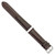 Image of 22mm 7.5" Brown Oil Tanned Leather Silver-tone Buckle Watch Band