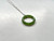 23.5mm Natural Untreated Nephrite Jade Notched Circle Pendant