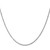 Image of 24" 10K White Gold 1.6mm Diamond-cut Machine Made Rope Chain Necklace