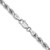 Image of 24" 10K White Gold 4mm Diamond-cut Rope Chain Necklace