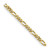 Image of 24" 10K Yellow Gold 1.25mm Flat Figaro Pendant Chain Necklace