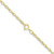 Image of 24" 10K Yellow Gold 1.35mm Carded Cable Rope Chain Necklace