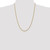 Image of 24" 10K Yellow Gold 2.25mm Diamond-cut Rope Chain Necklace