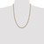 Image of 24" 10K Yellow Gold 2.25mm Semi-solid Diamond-cut Rope Chain Necklace