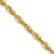 Image of 24" 10K Yellow Gold 2.50mm Extra-Light Diamond-cut Rope Chain Necklace