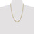 Image of 24" 10K Yellow Gold 3.25mm Diamond-cut Rope Chain Necklace