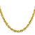 Image of 24" 10K Yellow Gold 5.5mm Diamond-cut Rope Chain Necklace