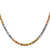 Image of 24" 14K Tri-Color Gold 4mm Diamond-cut Rope Chain Necklace
