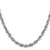 Image of 24" 14K White Gold 5.5mm Diamond-cut Rope with Lobster Clasp Chain Necklace