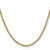 Image of 24" 14K Yellow Gold 2.5mm Semi-solid Diamond-cut Rope Chain Necklace