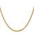 Image of 24" 14K Yellow Gold 3mm Diamond-cut Rope with Lobster Clasp Chain Necklace