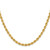 Image of 24" 14K Yellow Gold 4mm Regular Rope Chain Necklace