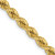 Image of 24" 14K Yellow Gold 4mm Regular Rope Chain Necklace