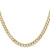 Image of 24" 14K Yellow Gold 5.25mm Open Concave Curb Chain Necklace