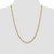 Image of 24" 14K Yellow Gold 5.25mm Open Concave Curb Chain Necklace