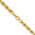 Image of 24" 14K Yellow Gold 6.5mm Diamond-cut Rope with Fancy Lobster Clasp Chain Necklace