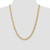 Image of 24" 14K Yellow Gold 6.75mm Open Concave Curb Chain Necklace