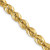 Image of 24" 14K Yellow Gold 6mm Regular Rope Chain Necklace