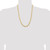 Image of 24" 14K Yellow Gold 7.0mm Semi-Solid Rope Chain Necklace
