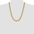 Image of 24" 14K Yellow Gold 8.5mm Flat Beveled Curb Chain Necklace