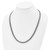 24 inch Stainless Steel 12.5mm Polished Double Curb Chain Necklace