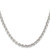 Image of 24" Stainless Steel 5mm Polished and Textured Fancy Rolo Chain Necklace